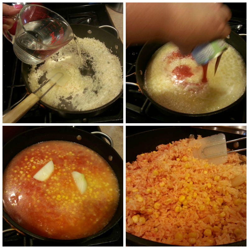 spanish-rice-collage